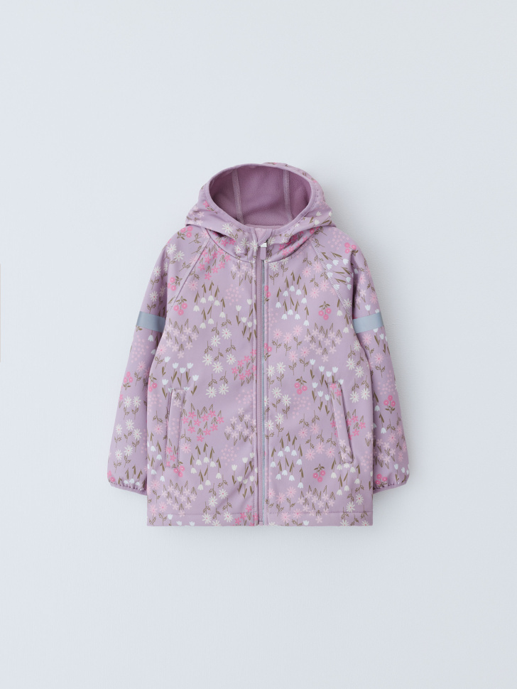 Легкая куртка Softshell для девочек leokid куртка softshell color block
