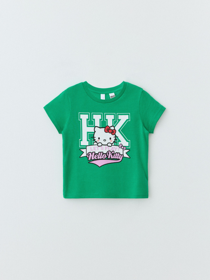 Футболка с принтом Hello Kitty для девочек наушники otl technologies twc hello kitty hk0856