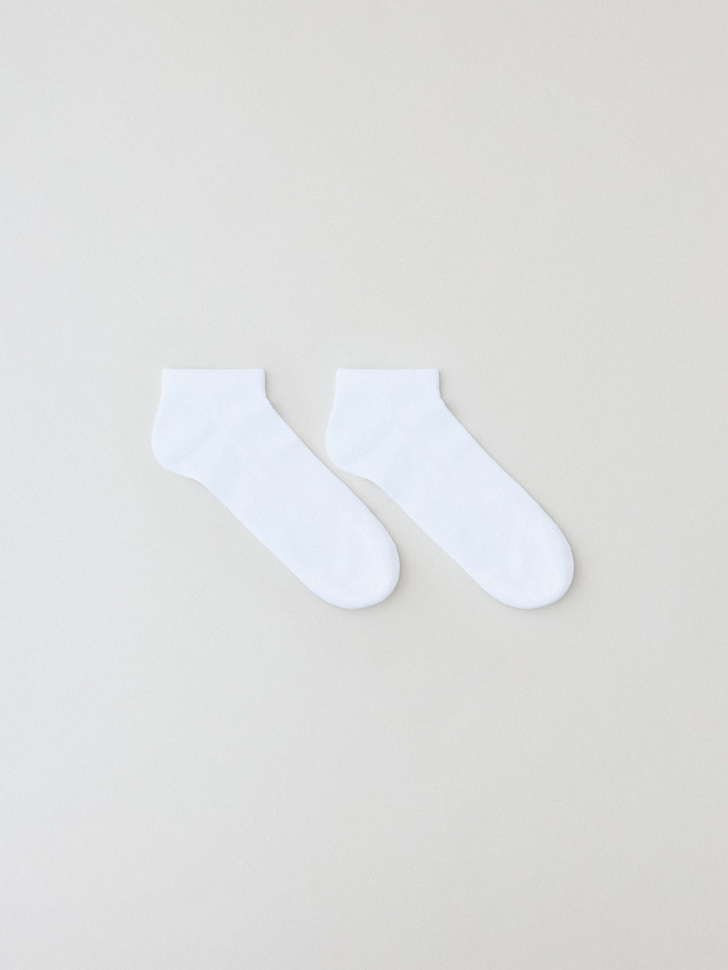 Спортивные короткие носки короткие мужские носки белого а с сеткой в синем оттенке