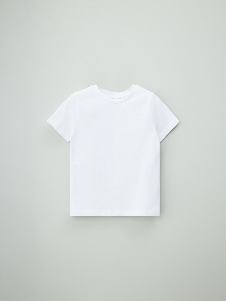 Базовая белая футболка детская
