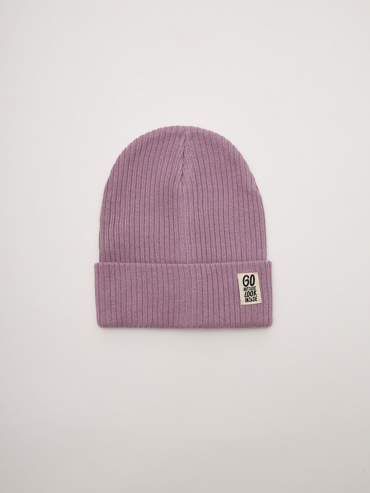 шапка для девочек (фиолетовый, 54) sela 4680129919900 - фото 2