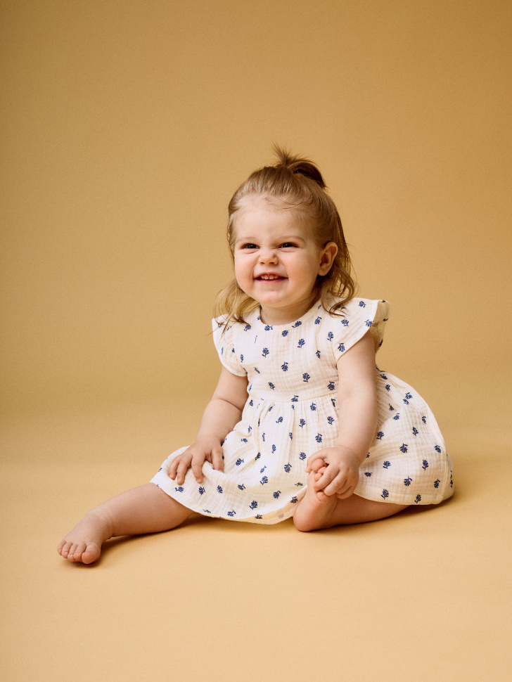 Платье из муслина для малышей - фото 1