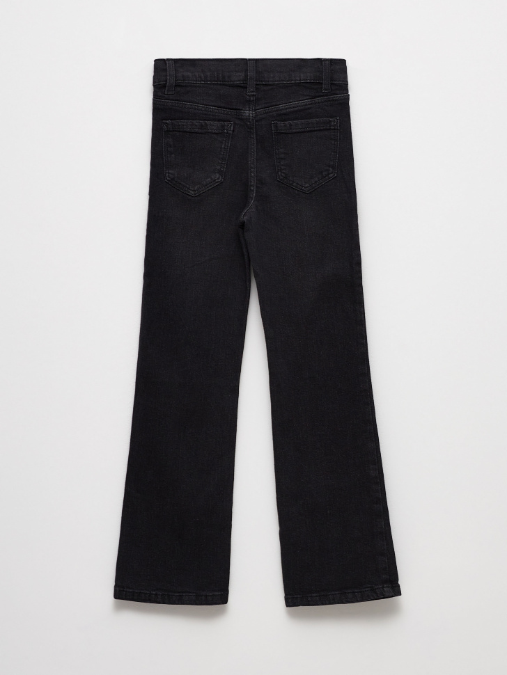 брюки джинсовые для девочек (черный, 128) sela 4680129958282 - фото 4