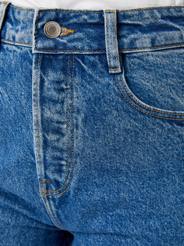 Прямые джинсы (синий, L) sela 4640078617333 - фото 5