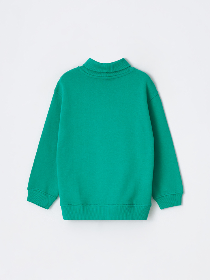свитер для мальчиков (зеленый, 110) sela 4680168302220 - фото 4