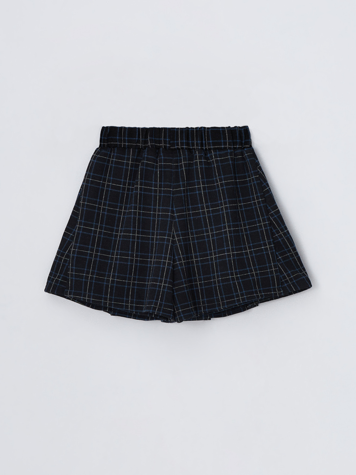 юбка-шорты для девочек (черный, 152) sela 4680168274251 - фото 4