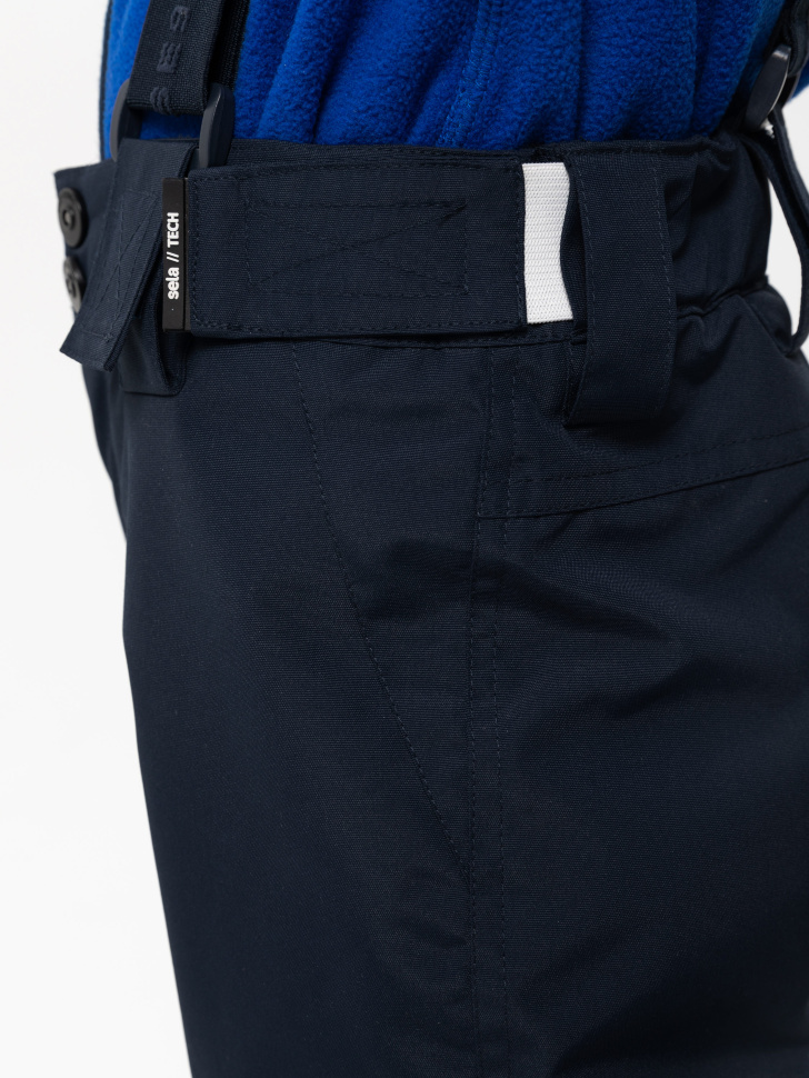 Утепленные брюки для мальчиков (синий, 110) sela 4603375044905 - фото 7