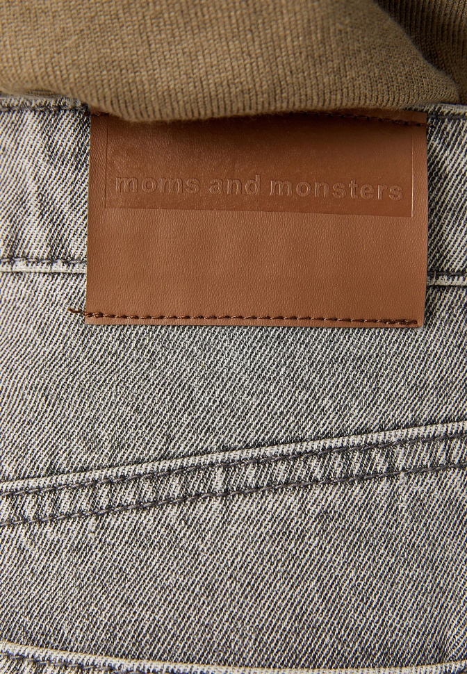 Прямые джинсы mom fit (серый, XS) sela 4640078683949 - фото 4