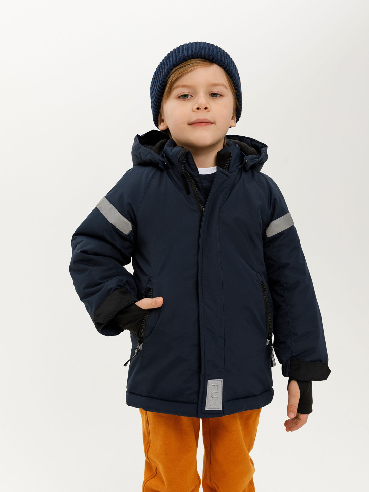 куртка для мальчиков (синий, 98/ 3-4 YEARS) sela 4640078082810 - фото 1