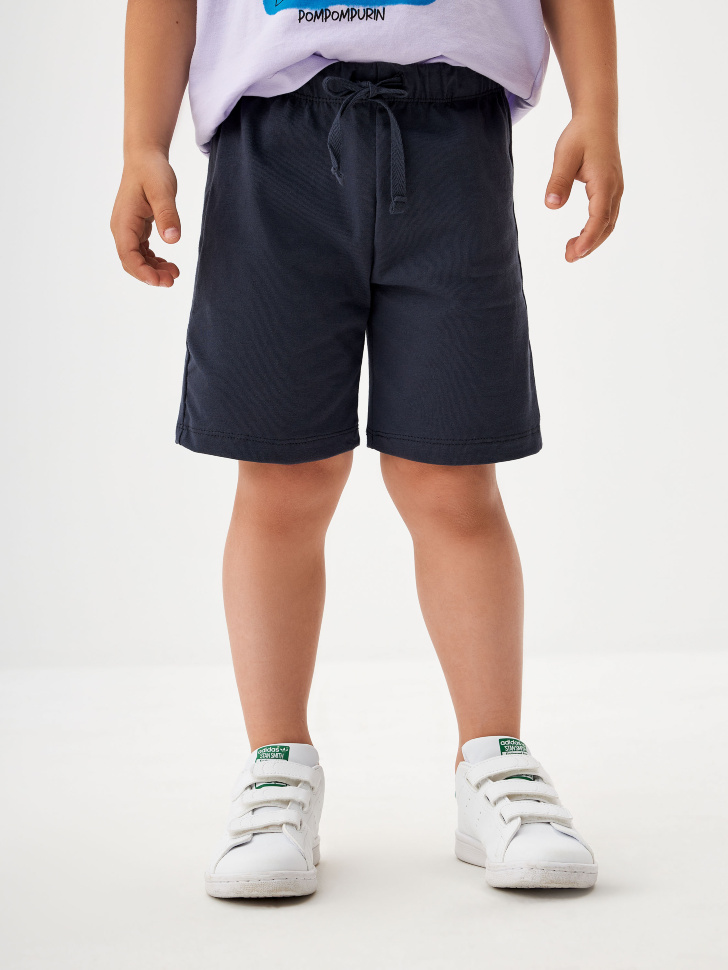 Трикотажные базовые шорты для мальчиков (2 шт.) - фото 2
