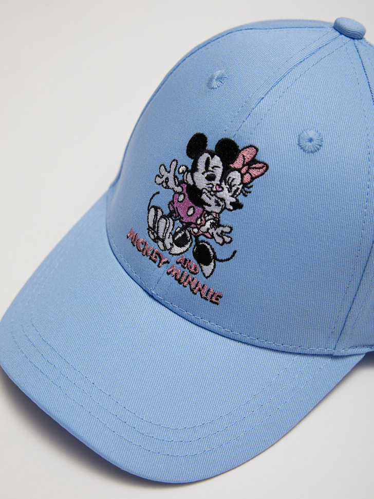 Бейсболка с принтом Disney Mickey Mouse для девочек (голубой, 50-52) sela 4680129429973 - фото 4