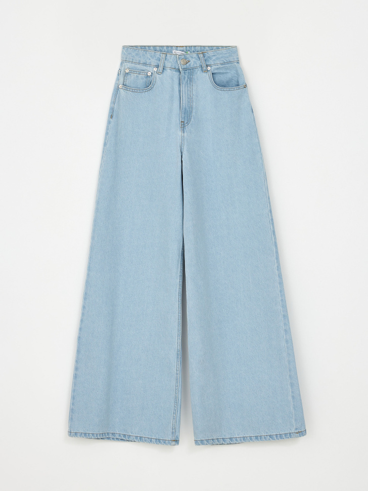 Широкие джинсы (синий, S) sela 4680129374594 - фото 8
