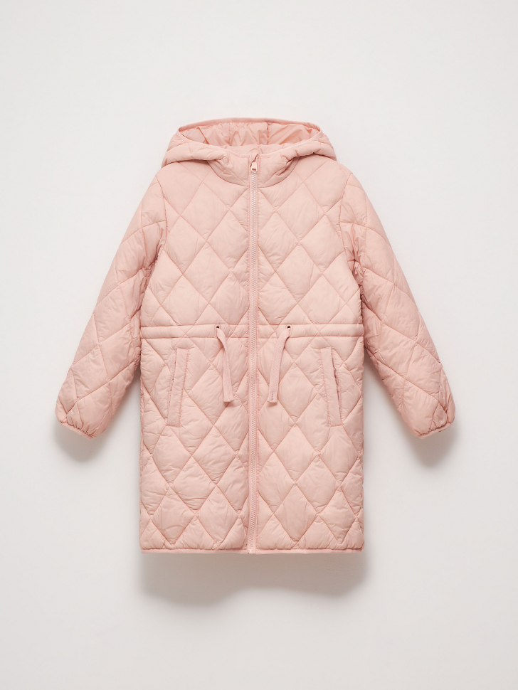пальто для девочек (розовый, 152/ 12-13 YEARS) sela 4680129604073 - фото 1