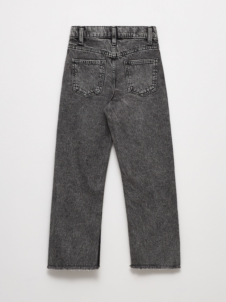 брюки джинсовые для девочек (серый, 140) sela 4680168044557 - фото 4