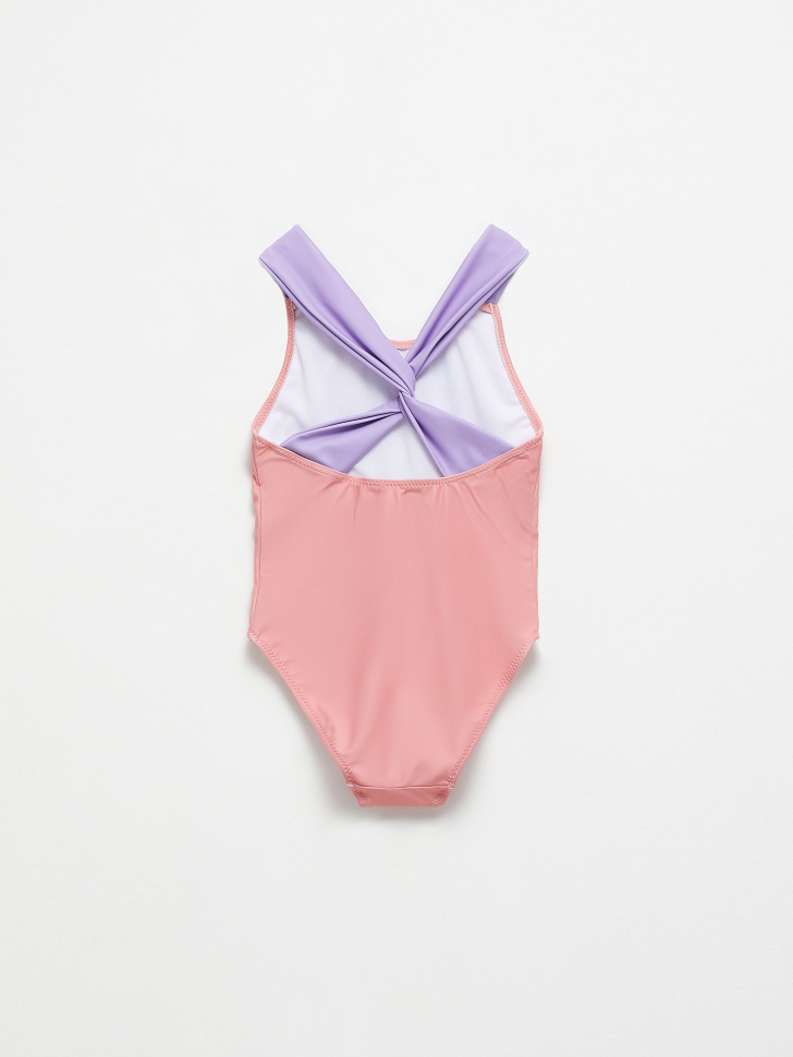 Слитный купальник с принтом для девочек (розовый, 104-110/ 4-5 YEARS) sela 4680129257507 - фото 3