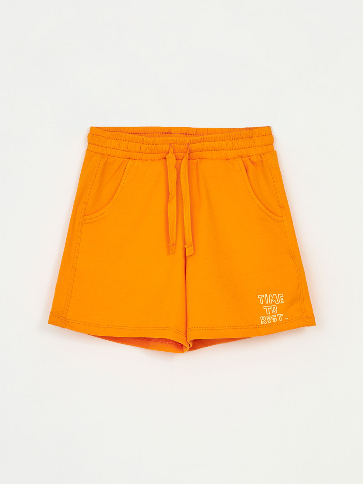 Трикотажные шорты для мальчиков (2 шт.) (оранжевый, 116) sela 4680168684081 Трикотажные шорты для мальчиков (2 шт.) - фото 2