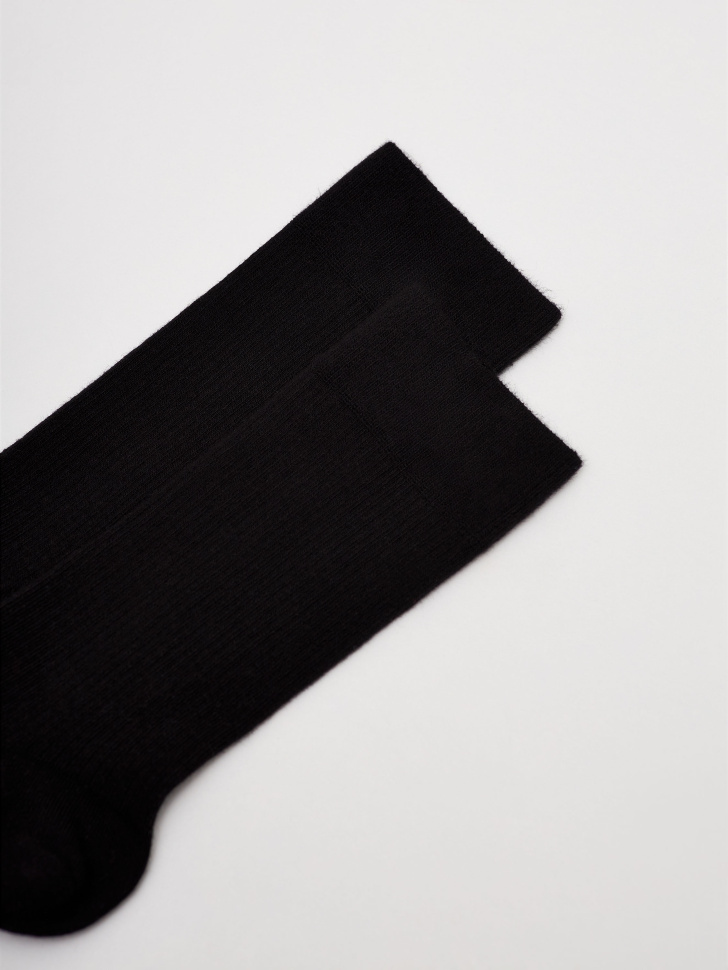 Носки в рубчик (черный, 23-25) sela 4680168086960 - фото 2
