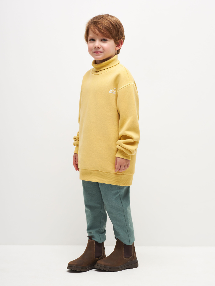 свитер для мальчиков (желтый, 110) sela 4680168037559 - фото 6