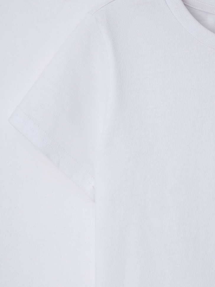Набор базовых белых футболок для мальчиков (белый, 92) sela 4680168194757 - фото 3