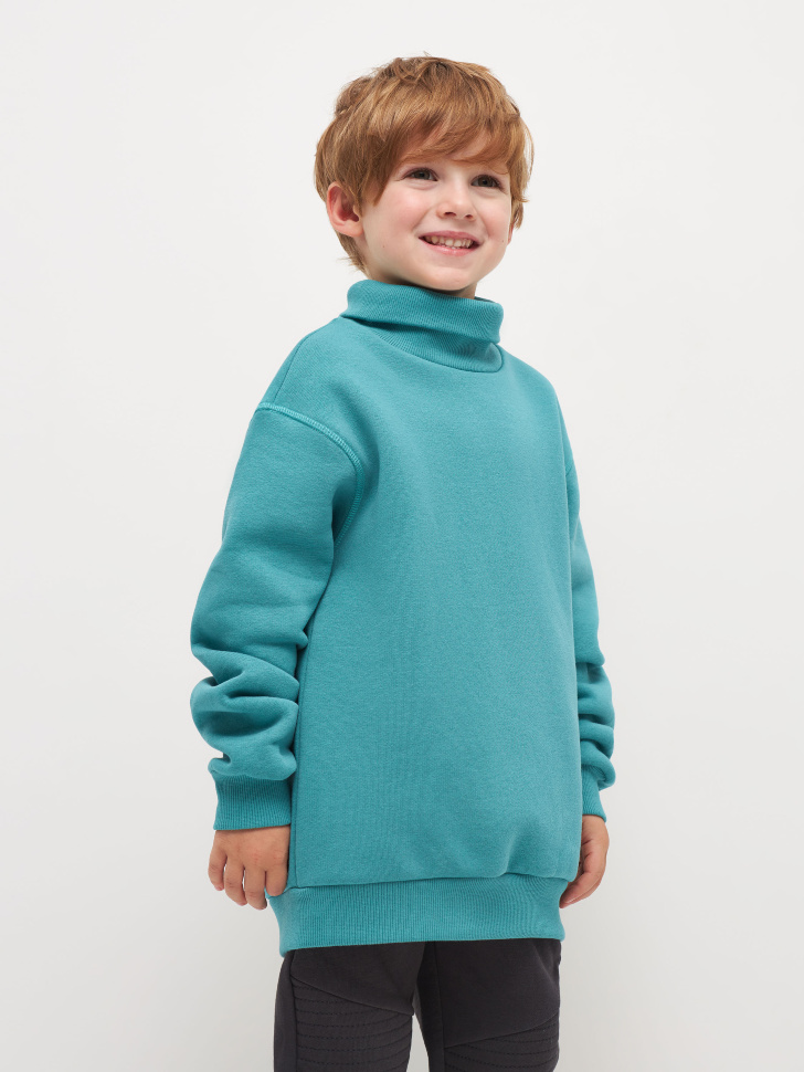 свитер для мальчиков (зеленый, 98) sela 4680168037580 - фото 1