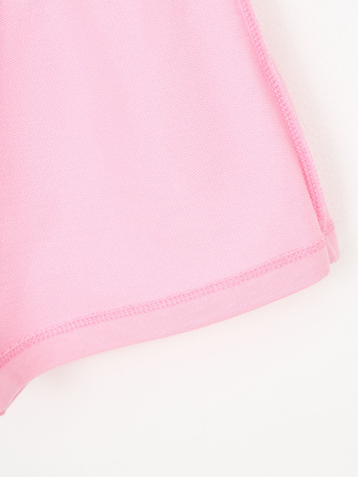 Шорты с присборенным поясом для девочек (розовый, 104) sela 4680168562129 - фото 6