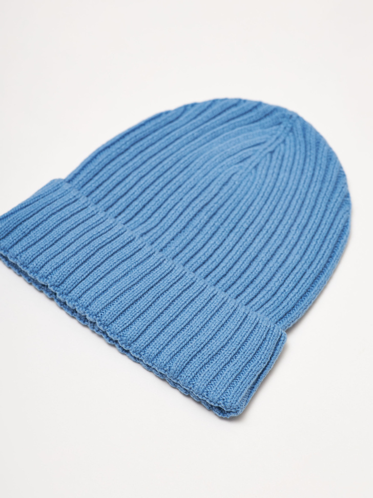 Базовая шапка-бини для девочек (синий, 54) sela 4680129980474 - фото 3