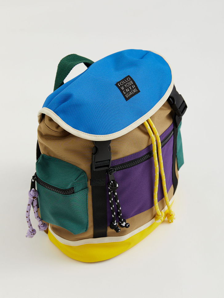 Детский рюкзак с накладными карманами sela 4680129496951 - фото 1