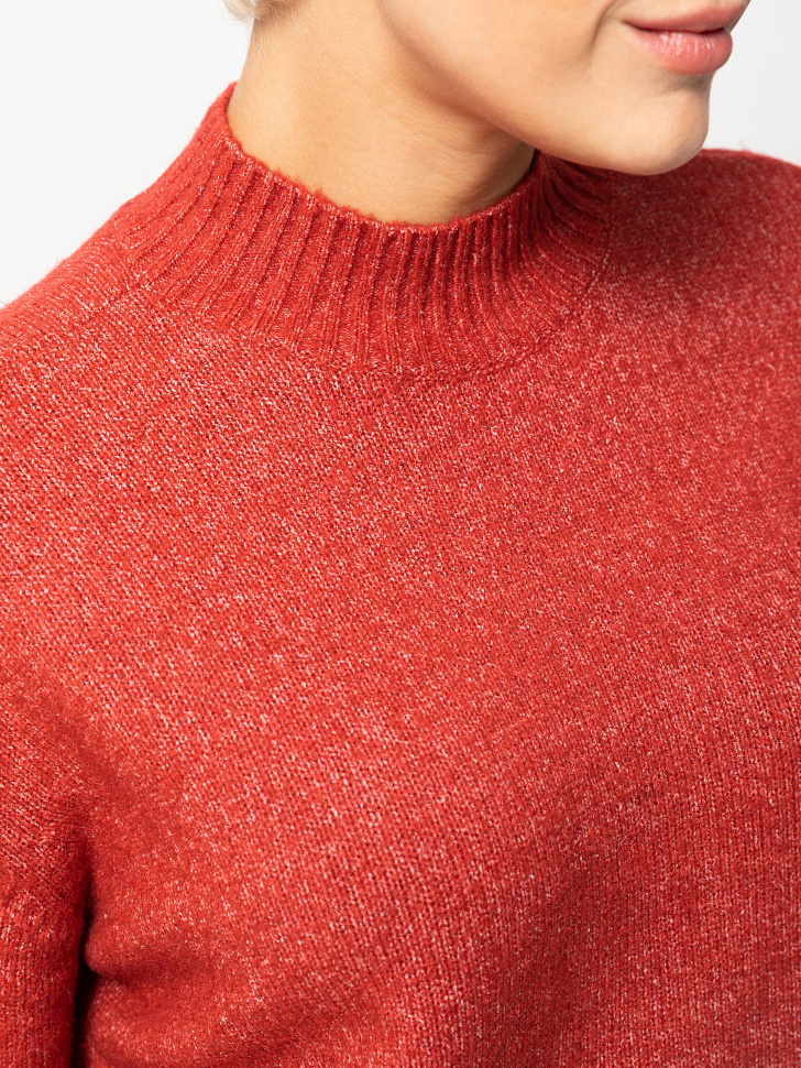 свитер женский (коричневый, XL) sela 4603375099844 - фото 4