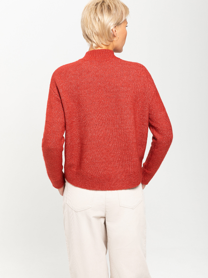 свитер женский (коричневый, S) sela 4603375099813 - фото 6