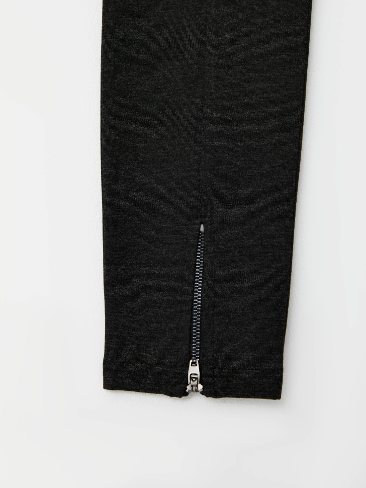 Трикотажные брюки для девочек (серый, 164/ 14-15 YEARS) sela 4640078626069 - фото 3