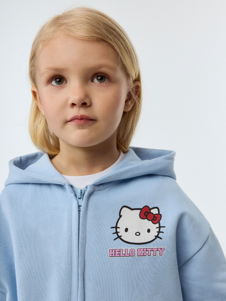 Толстовка с принтом Hello Kitty для девочек