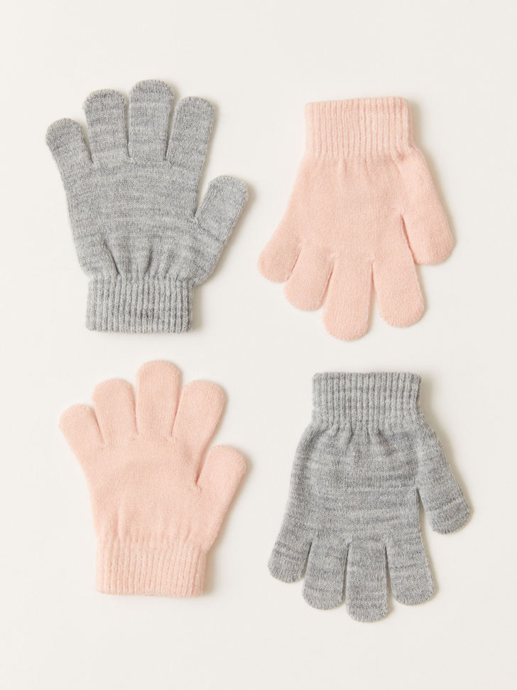 Набор перчаток для девочек (принт, 9 - 12 ЛЕТ) sela 4640078931125 - фото 1