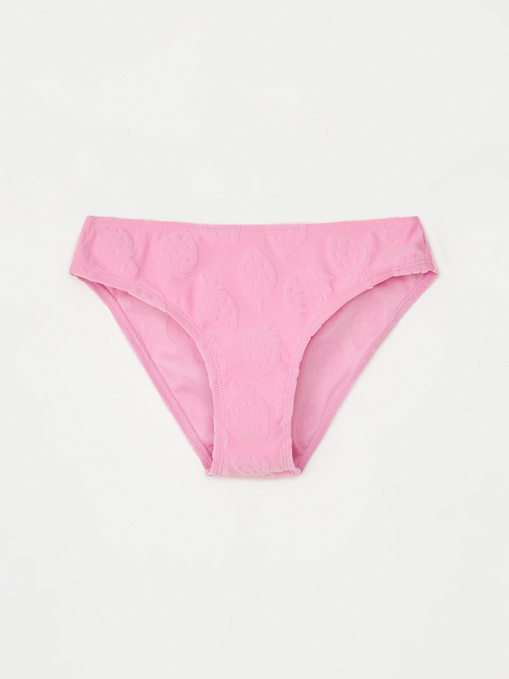 Раздельный купальник с объемным принтом для девочек (розовый, 134-140) sela 4680168334436 - фото 5