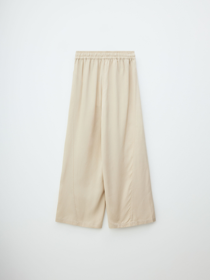 Широкие брюки из лиоцелла для девочек - фото 4