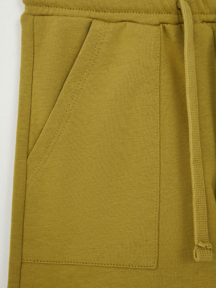 Трикотажные шорты для мальчиков (зеленый, 116) sela 4680168588686 - фото 5