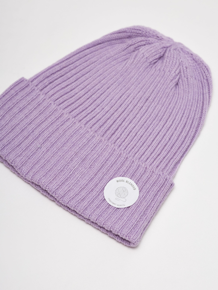 шапка для девочек (фиолетовый, 52) sela 4680129989132 - фото 3
