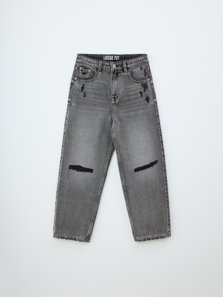 Рваные джинсы Loose Fit для мальчиков - фото 3