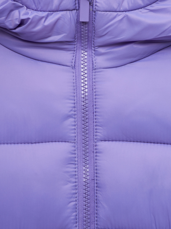 пальто для девочек (фиолетовый, 164) sela 4680129912284 - фото 3