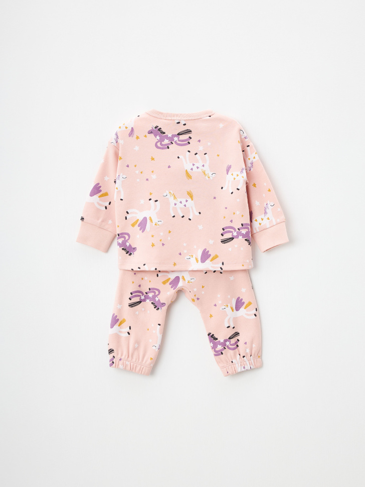 Пижама с принтом для малышей - фото 3
