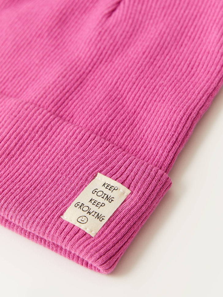 шапка для девочек (розовый, 50 - 52) sela 4640078793785 - фото 2
