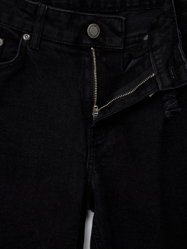 Рваные джинсы клеш (серый, L) sela 4640226008488 - фото 9