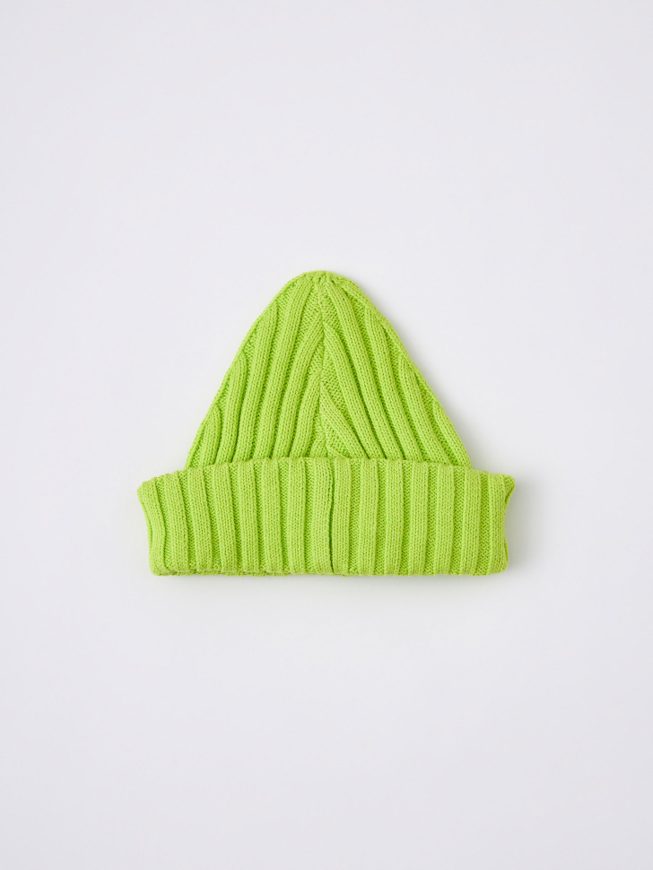Базовая шапка с отворотом детская (зеленый, 54) sela 4680168262159 - фото 4